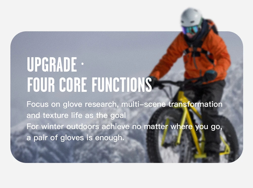 Guanti Invernali Da Ciclismo Esterno Impermeabili Antivento Con Touch Screen Per Moto Sci Equitazione Universali 3M