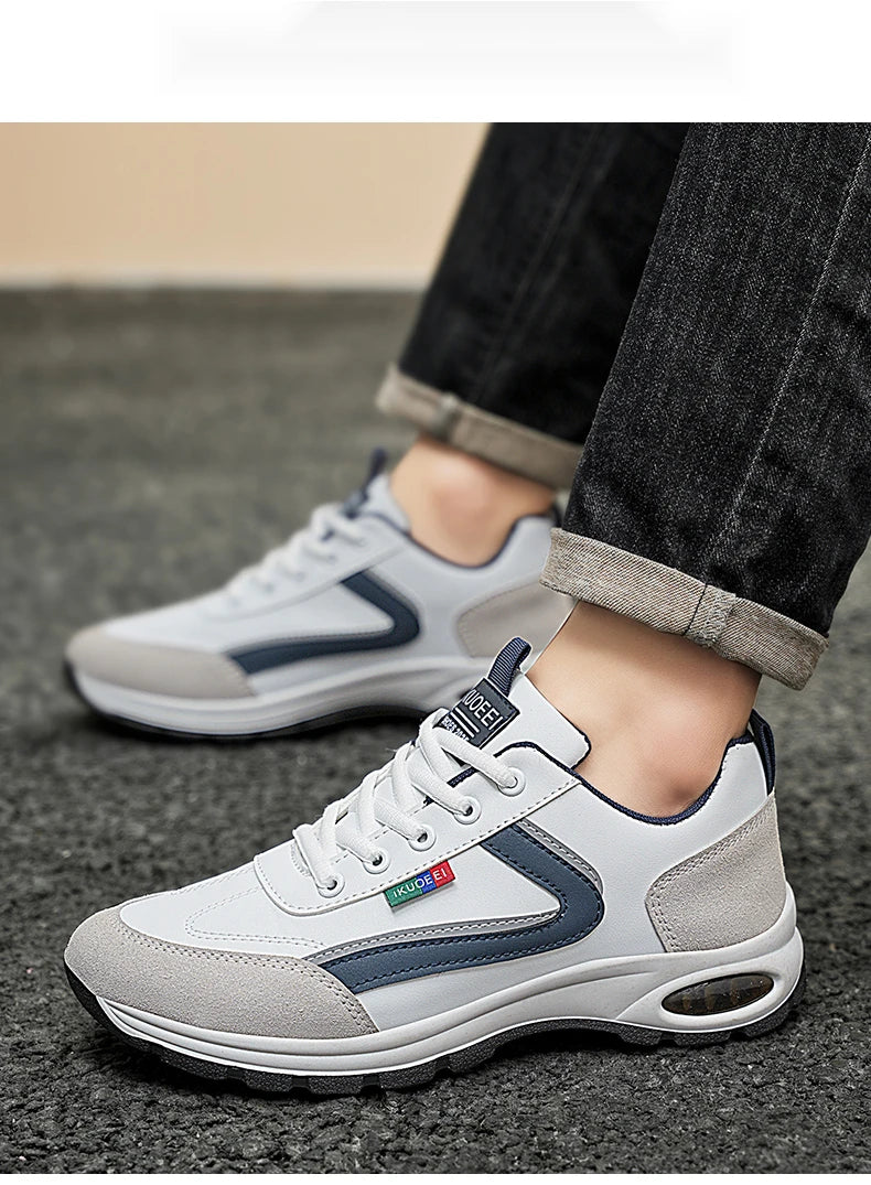 Scarpe Sportive Da Uomo Leggere Traspiranti Antiscivolo In Pelle Scamosciata Eleganti Da Indossare Giorno All Aperto
