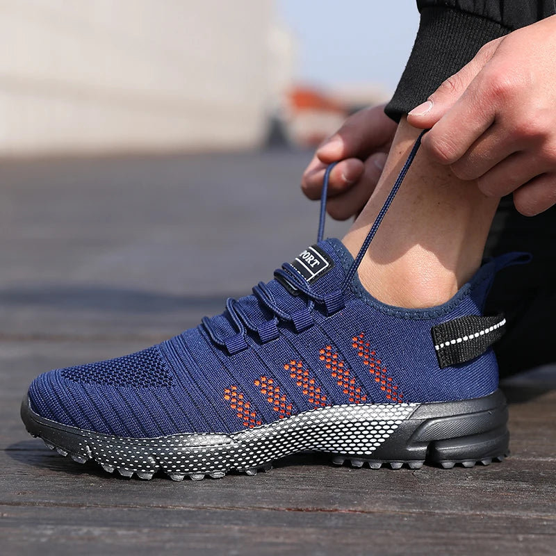Scarpe Da Ginnastica Casual Uomo In Mesh Leggero Traspiranti Con Suola Morbida Slip On Mocassini Scarpe Da Allenamento