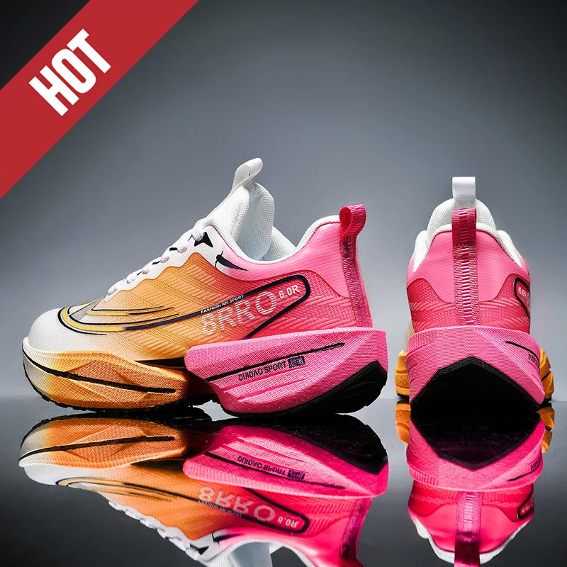 Scarpe da Corsa Sportive Unisex per Maratona Traspiranti Leggere Comode Sneakers Atletiche con Ammortizzazione ad Aria