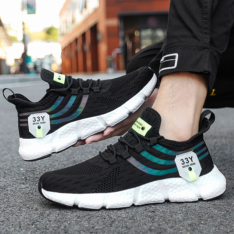 Scarpe Da Ginnastica Uomo Traspiranti Da Corsa Comode Sneakers Sportive Con Plateau In Stile Classico Casual