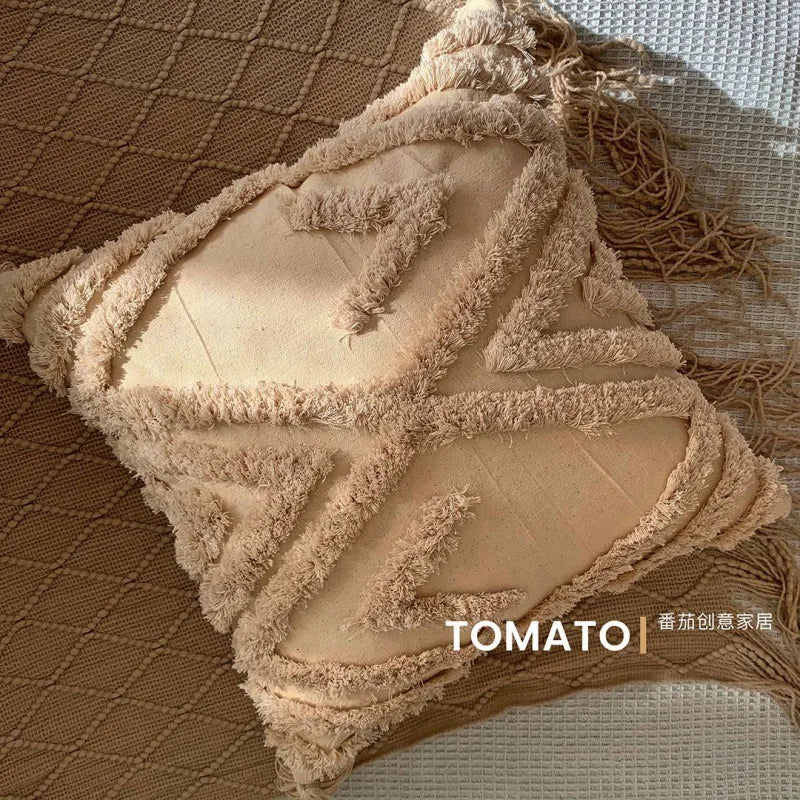 Fodera Per Cuscino Bohemien Geometria Ricamata In Nappa Personalizzata Federa Lunga Soggiorno E Divano Decorazioni Casa