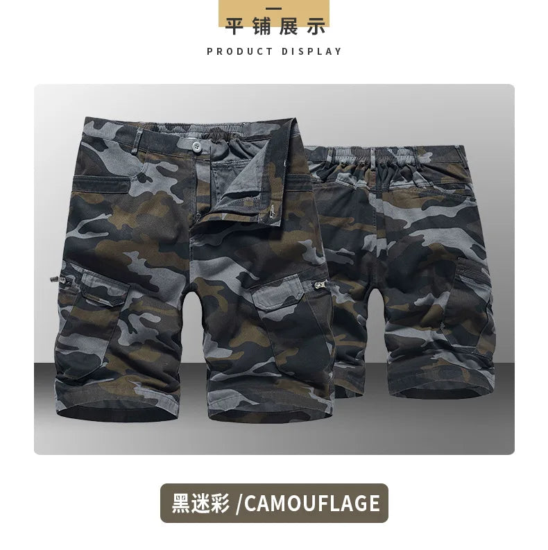 Pantaloncini Cargo Mimetici Da Uomo Con Tasche Estivi 2025 Pantaloni Corti Da Uomo Abbigliamento Maschile