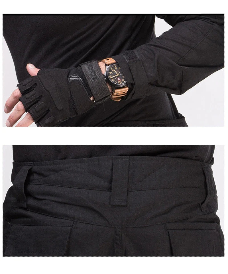Set Abiti Militari Tattici Tuta Mimetica Da Esterno Camicie Da Caccia Pantaloni Per Airsoft Paintball