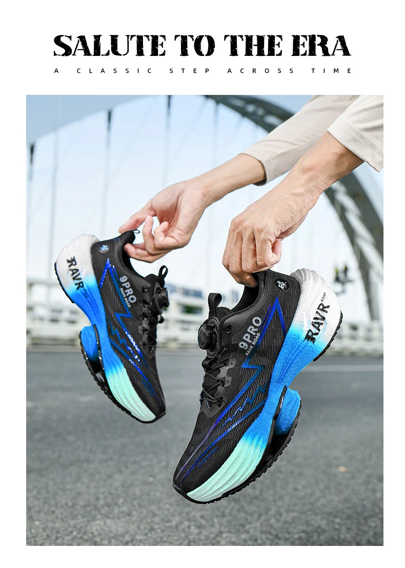 Letcomfit Scarpe Da Corsa Uomo 2025 Ammortizzazione Piastra Carbonio Scarpe Da Ginnastica Maratona Leggere Antiscivolo