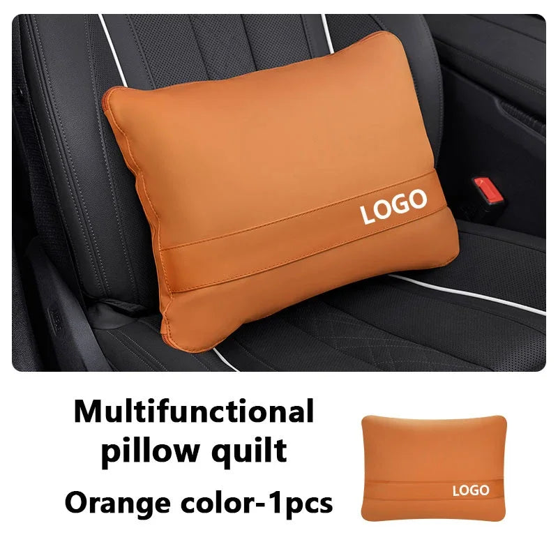Cuscino Lombare Pieghevole Multifunzionale Per Auto Con Cuscino Trapuntato E Coperta Interna