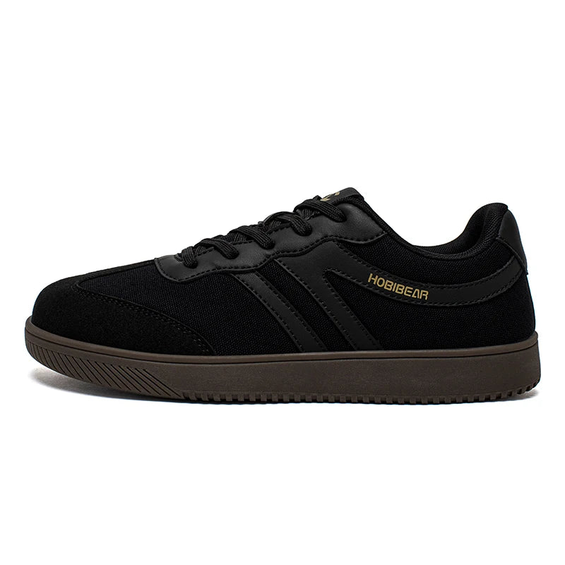 Hobibear Sneakers A Punta Larga Unisex Scarpe Da Passeggio Casual Antiscivolo In Tessuto Con Lacci