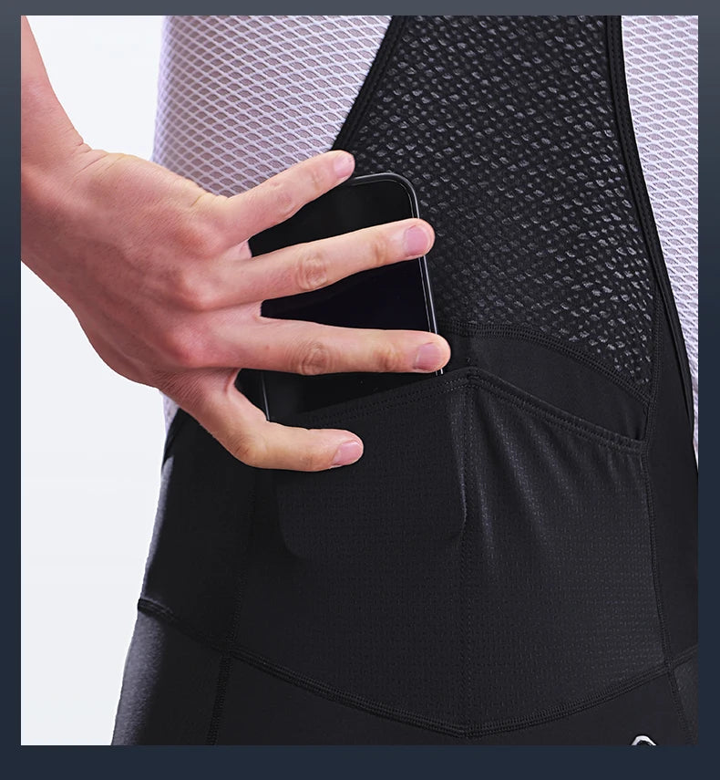 Pantaloncini Con Bretelle Da Ciclismo MTB Uomo Professionali Per Bici Da Montagna E Strada Abbigliamento Ciclismo