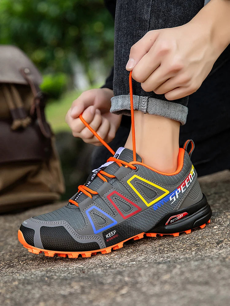 Scarpe Da Trekking Uomo Traspiranti In Rete Antiscivolo Per Terreni Misti All Aperto Resistente All Usura Esterni