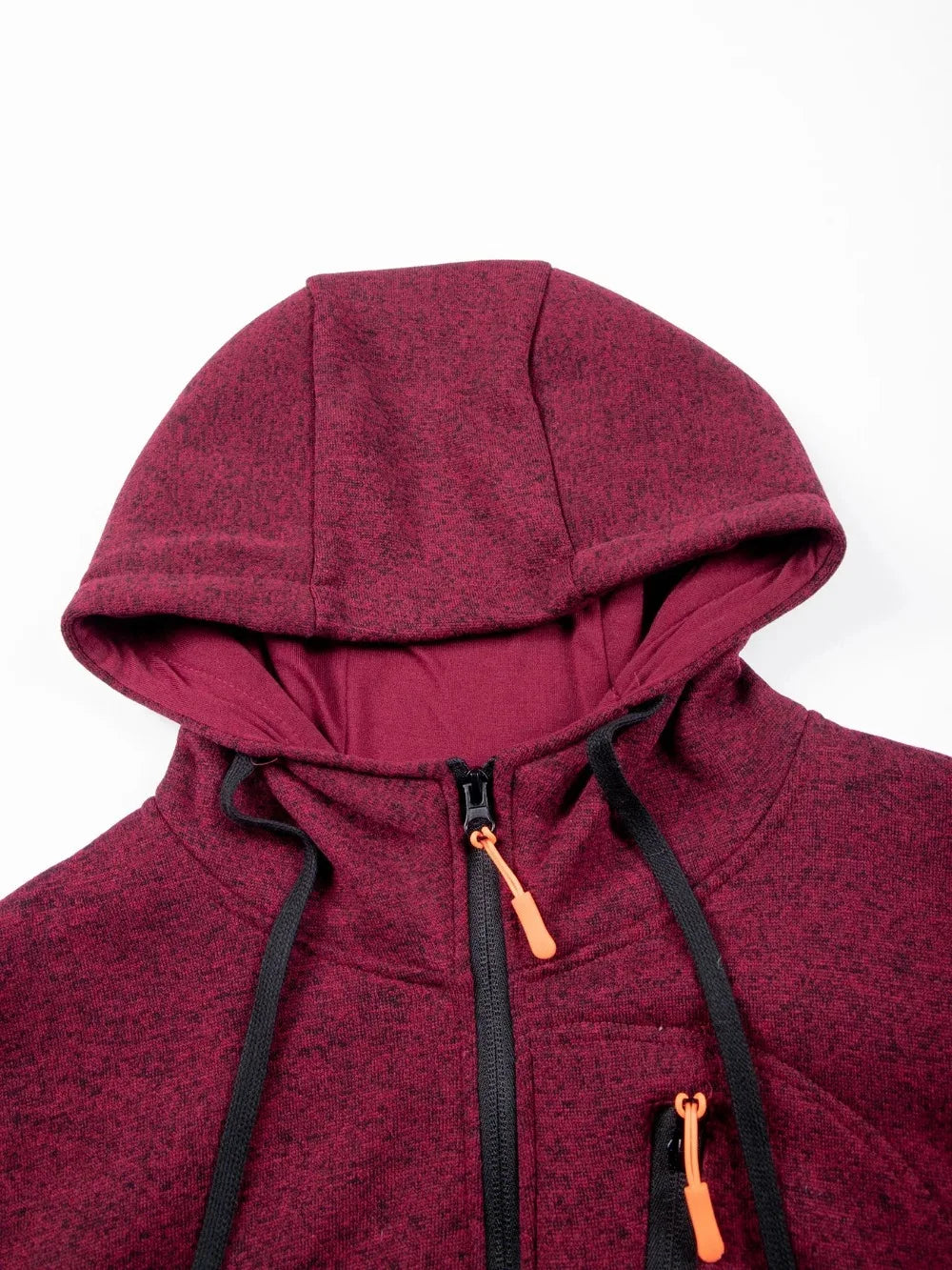 Felpe Con Cappuccio Da Uomo Autunnali Giacca Con Cerniera Maniche Lunghe Tinta Unita Sportivo Da Esterno Slim Fit
