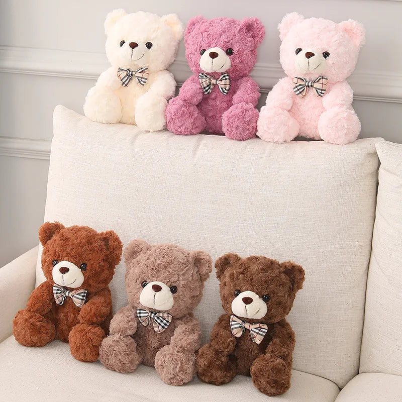 Orsacchiotto Peluche 25 Cm Imbottito Morbido Cartone Animato Regalo Per Bambine E Ragazzi Sorprendente