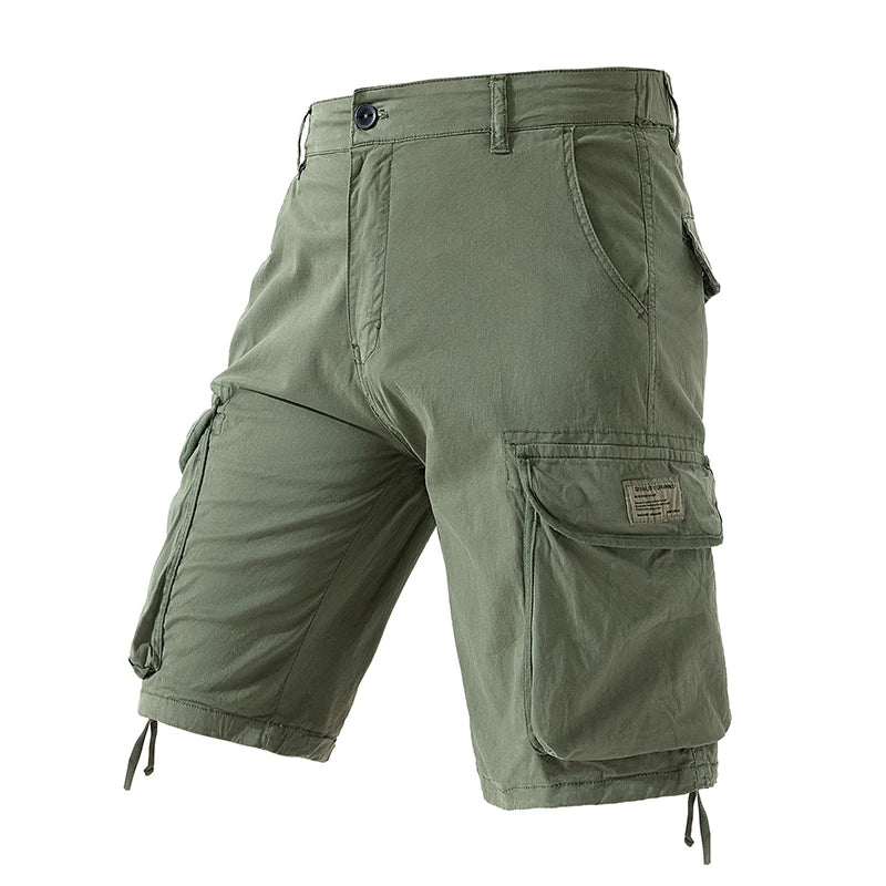 Pantaloncini Cargo Estivi Da Uomo In Cotone Con Tasche Multitasche Per Spiaggia E Tempo Libero Casual Primavera