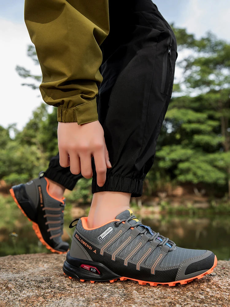 Scarpe Da Trekking Uomo Traspiranti In Rete Antiscivolo Per Terreni Misti All Aperto Resistente All Usura Esterni