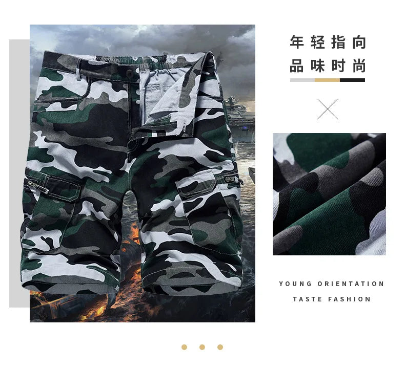 Pantaloncini Cargo Mimetici Da Uomo Con Tasche Estivi 2025 Pantaloni Corti Da Uomo Abbigliamento Maschile