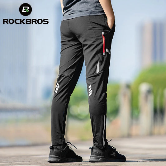 Rockbros Pantaloni Da Ciclismo Leggeri E Comodi Uomo Donna Primavera Estate Traspiranti Alta Elasticità Riflettenti