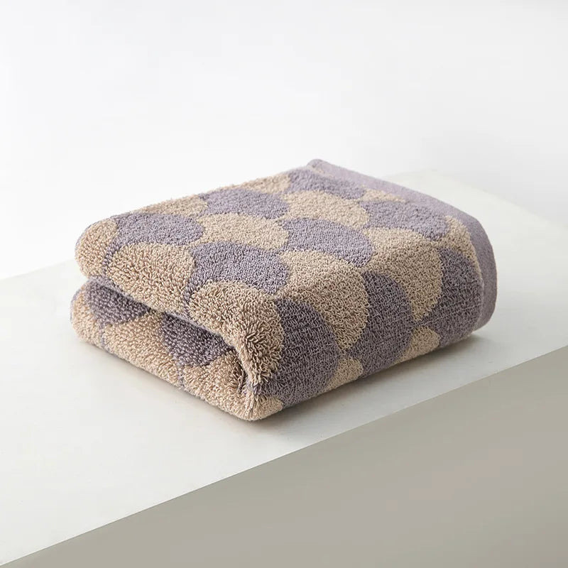 Asciugamani Viso Cotone Puro Ispessiti Ampliati Morbidi Premium Per Adulti Bagno