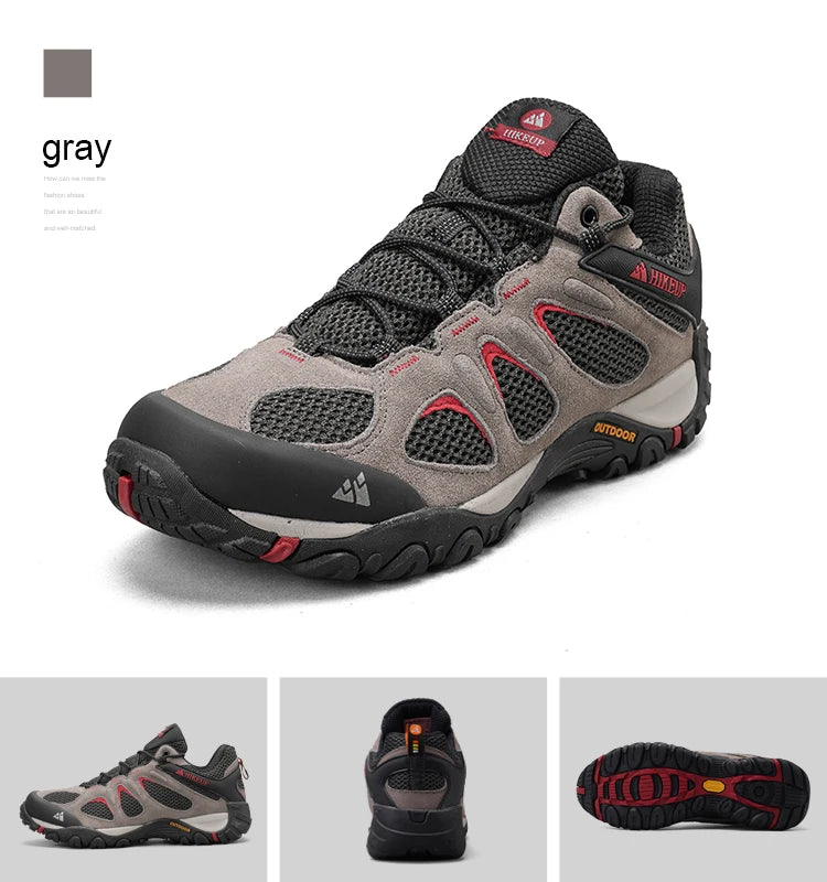 Scarpe Da Trekking Da Uomo Antiscivolo Traspiranti Resistenti All Usura Antispruzzo Scarpe Da Montagna