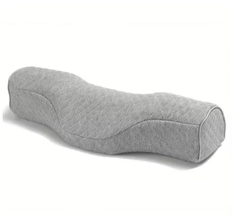 Cuscino Cervicale Memory Foam Ergonomico Ortopedico per Dormire di Fianco Contorno Collo e Testa Cuscini da Letto