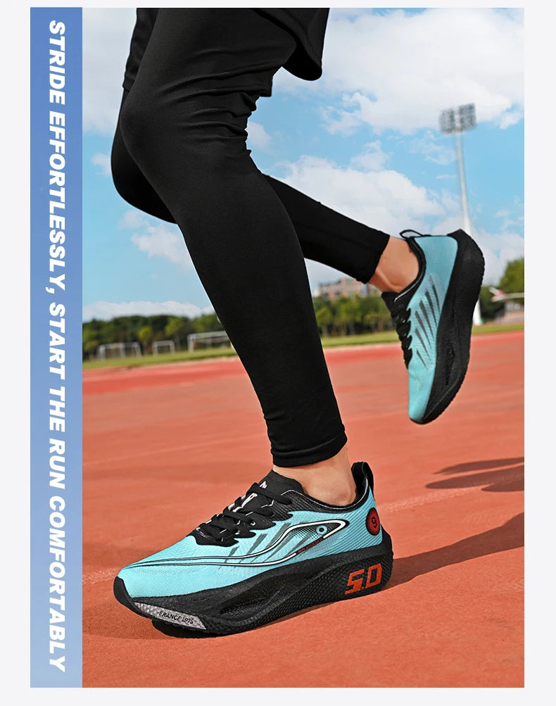 Scarpe Da Corsa Sportive Unisex Traspiranti Comfort Outdoor Nero Taglia 10 Per Uomo E Donna