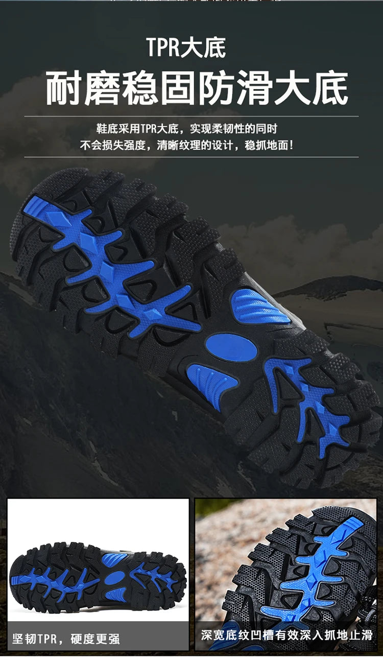 Scarponi Da Trekking Unisex Alla Caviglia Plus Size Outdoor 2025 Montagna Deserto Impermeabili Traspiranti