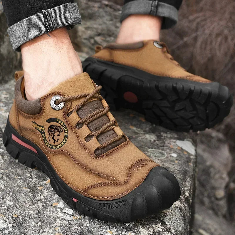 Scarpe Da Trekking Da Campeggio In Vera Pelle Uomo Scarpe Da Ginnastica Sportive Da Uomo Per Tempo Libero