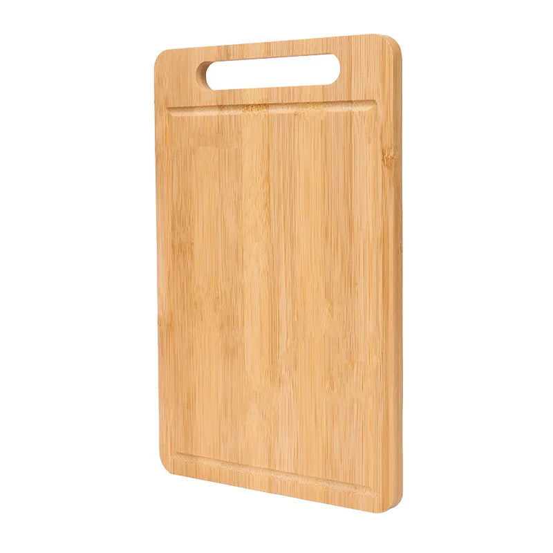 Tagliere In Bambù Bifacciale Da Cucina Anti Muffa Naturale Moso Con Supporto Verticale