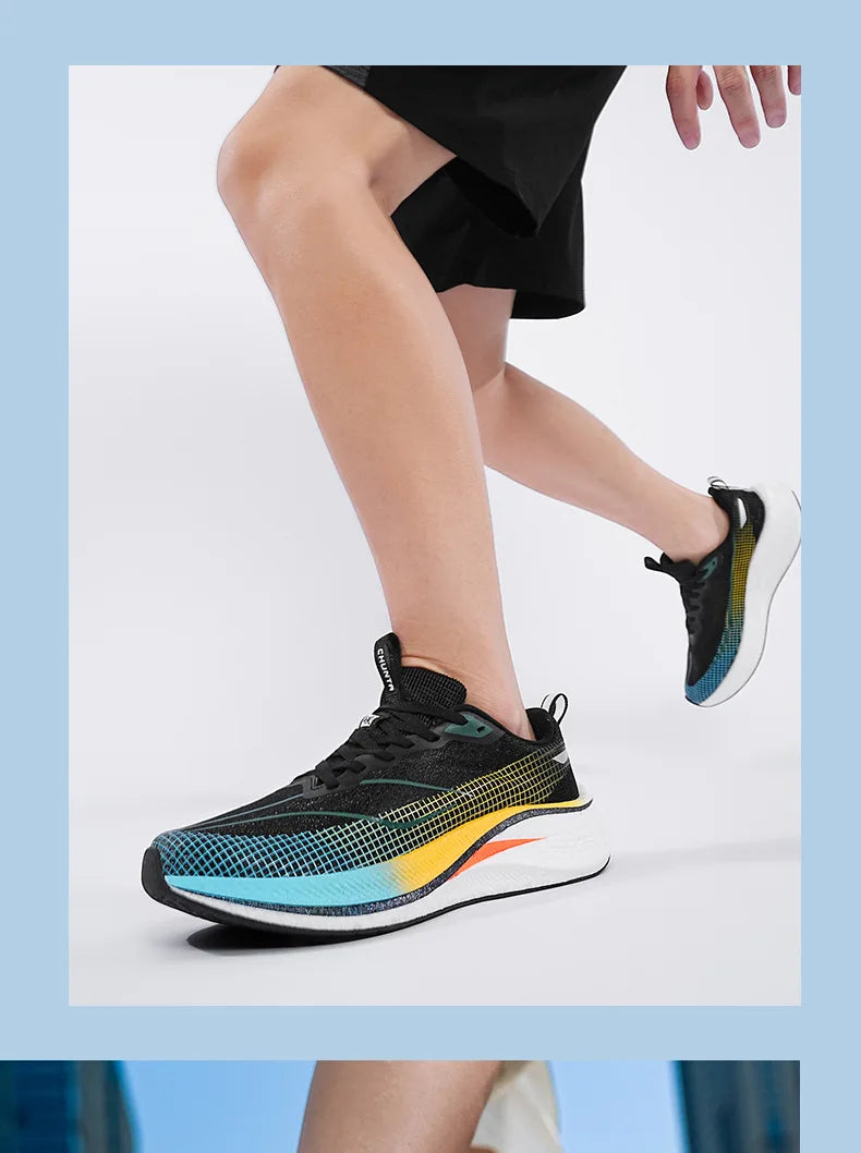 Scarpe Da Corsa Ultra Leggere E Traspiranti Con Piastra In Carbonio Per Uomo E Donna Da Competizione Comode Elastiche
