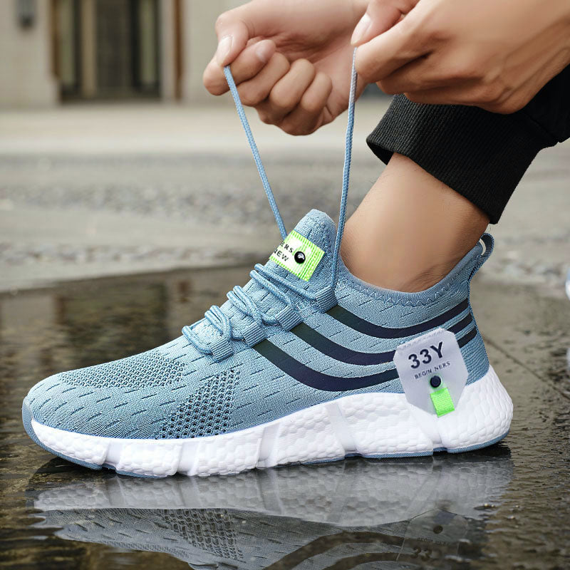 Scarpe Da Ginnastica Uomo Traspiranti Da Corsa Comode Sneakers Sportive Con Plateau In Stile Classico Casual