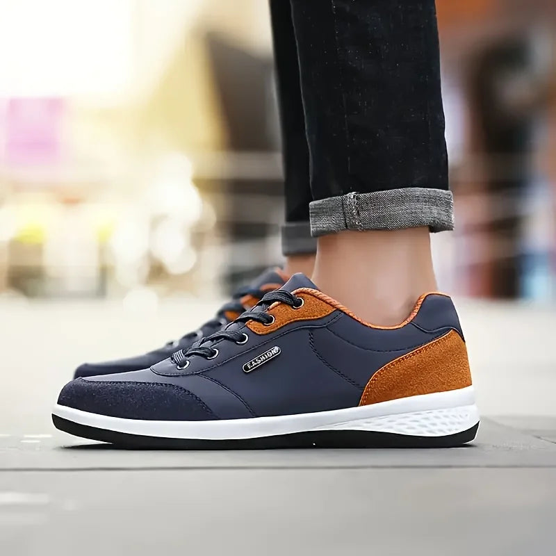 Scarpe Da Uomo Primavera Autunno Impermeabili In Pelle Per Passeggio E Tempo Libero Scarpe Da Ginnastica Antiscivolo