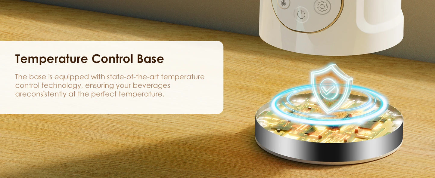 Biolomix Montalatte Intelligente 5 in 1 con Display Touch LED Schiuma Calda e Fredda per Caffè e Latte