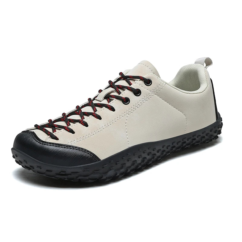 Coppia Scarpe Da Trekking Slip On Uomo All Aperto Punta Larga Per Alpinismo E Passeggio Confortevoli