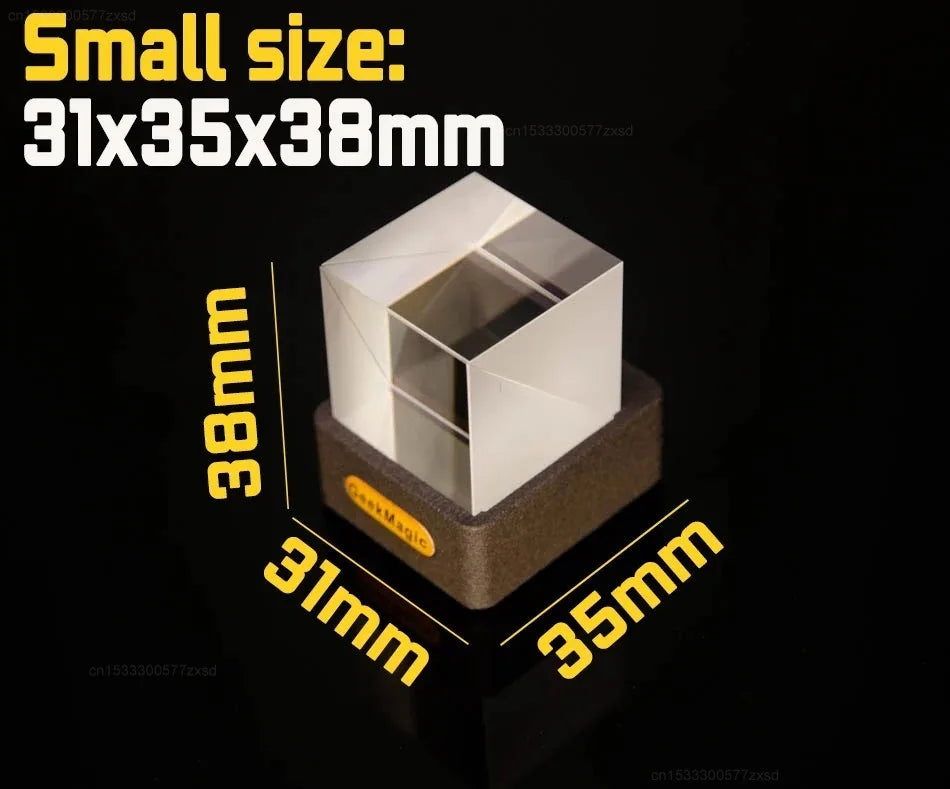 GeekMagic GifTV Crystal Cube Display Fotografico Stazione Meteorologica Intelligente Olografica Orologio Digitale Con Animazioni Regalo