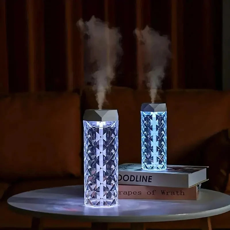 Umidificatore USB 400ML Diffusore Di Aromi Oli Essenziali Purificatore Nebbia RGB Luce Per Auto Casa E Camera Da Letto