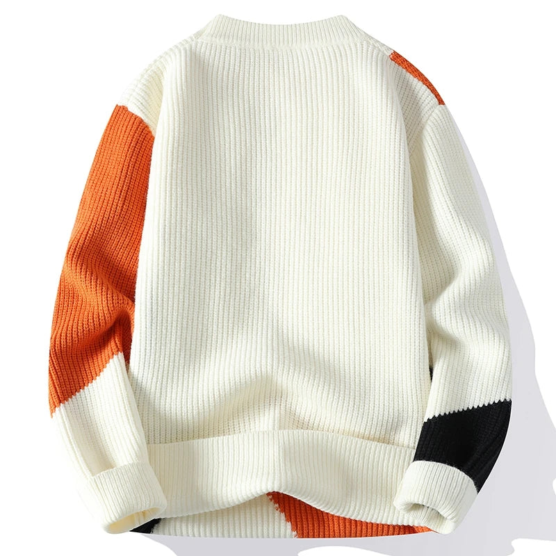 Maglione Uomo Invernale Di Alta Qualita Lusso Caldo E Spesso Collo A O Harajuku Stile Natale