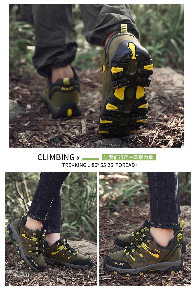 Stivali Da Trekking Da Montagna Per Uomo E Donna Scarpe Passeggio Resistenti All Usura Scarpe Da Arrampicata Estiva