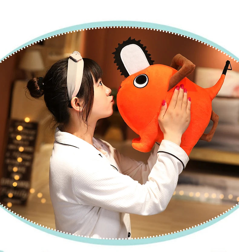 Peluche Pochita Motosega Anime Chainsaw Man Misura Da 10 A 40 Cm Morbido Compagno Di Gioco Regalo Per Bambini