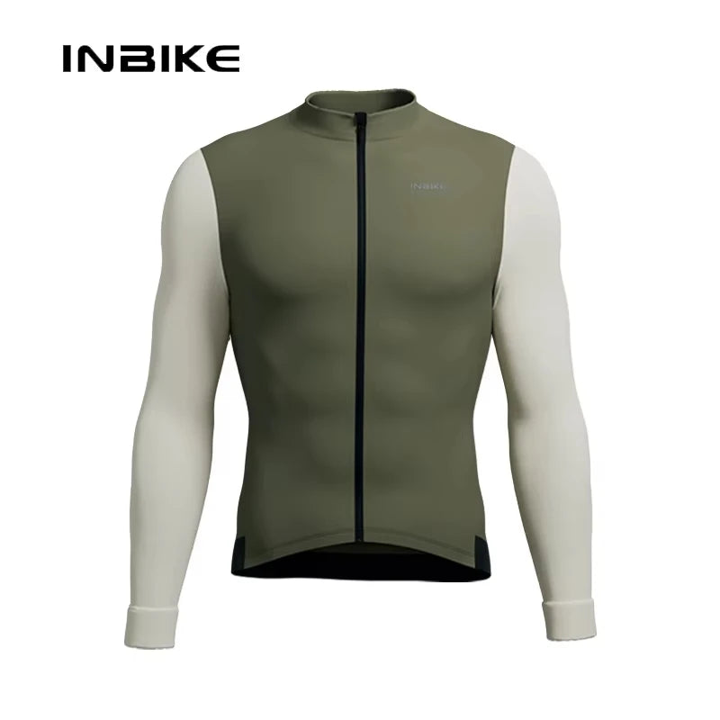 Maglia Da Ciclismo Uomo Slim Fit Invernale Manica Lunga Termica In Pile Con Zip Integrale Per Bici Abbigliamento Freddo