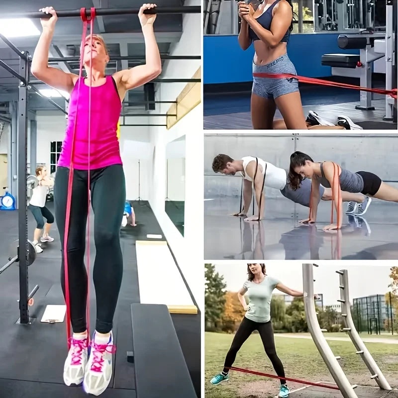 1 fascia per esercizi ad alta elasticità per carichi pesanti | Design impilabile, livelli di resistenza multipli per palestra domestica, pilates, ideale per principianti