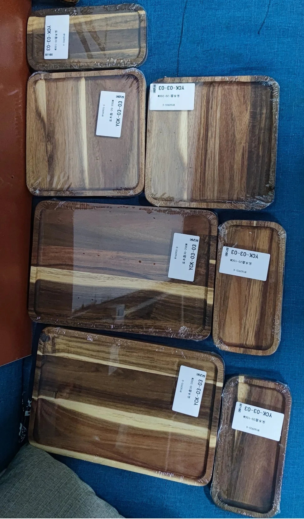 Vassoio Da Tè Rettangolare In Legno Per Tavolo Da Portata Snack Conservazione Degli Alimenti Per Casa E Hotel