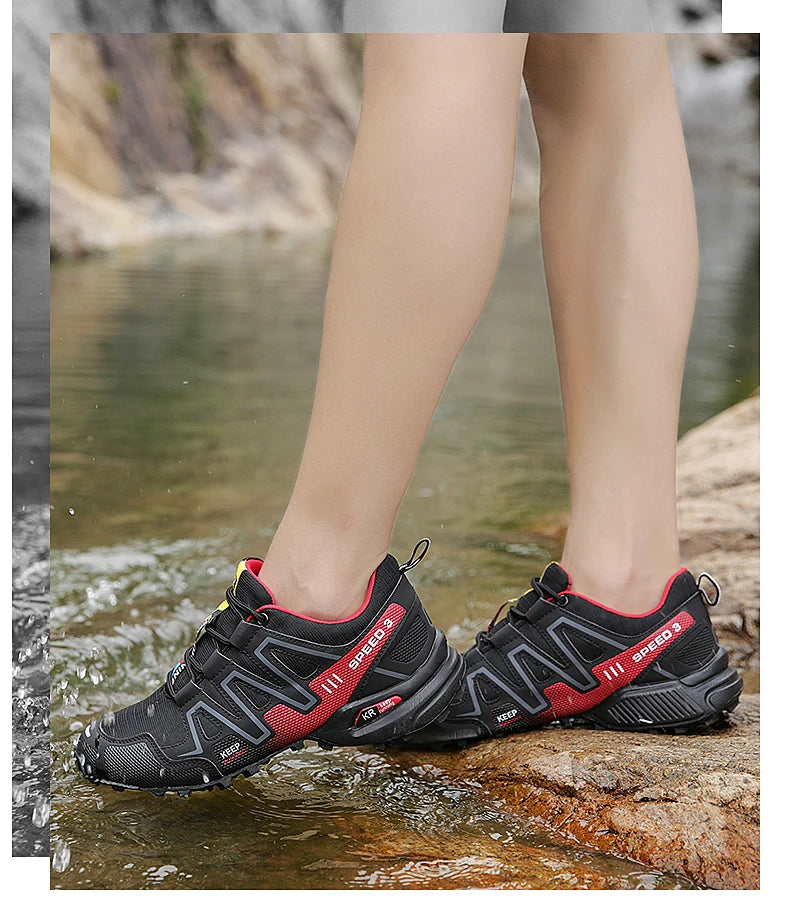Scarponi Trekking Da Uomo Traspiranti Confortevoli Scarpe Passeggio Sneaker Sicurezza Lavoro All Aperto