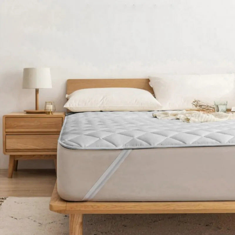 Coprimaterasso Lavabile Con Elastico Traspirante Sottile E Facile Da Pulire Per Letto Matrimoniale E Singolo
