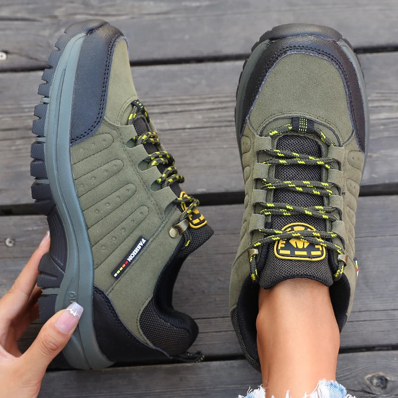Scarpe Da Trekking Da Donna Outdoor Retro Suede Tactical Platform Antiscivolo Alpinismo Campeggio Primavera Autunno 2025