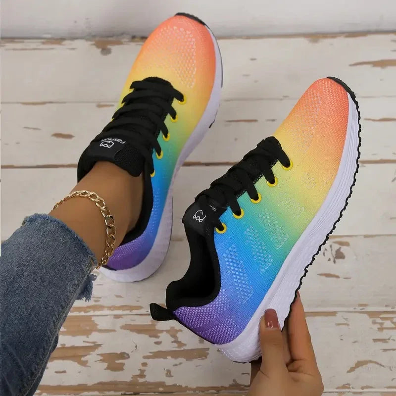 Scarpe Da Corsa Donna Traspiranti Sneakers Casual Di Lusso Moda Estiva Leggere Per Passeggiata