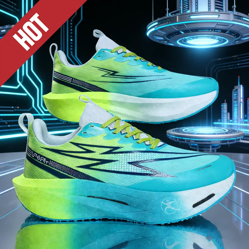 Scarpe Da Corsa Con Piastra In Carbonio Ammortizzate Per Maratona Traspiranti E Leggere Antiscivolo Per Uomo E Donna