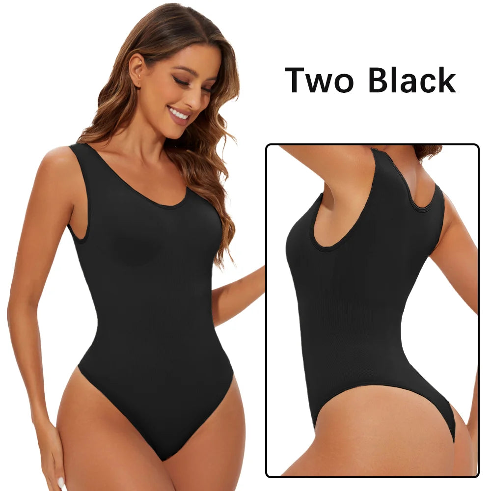 Body modellante senza cuciture per donna Body Shaper Perizoma modellante per il corpo Scolpire il seno Dimagrante Spalline larghe Shaper Nuovo
