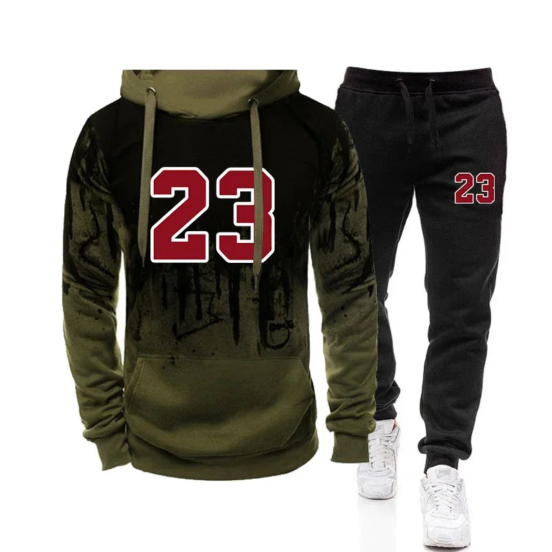 Felpe con cappuccio casual Felpe da jogging per uomo Top Fashion Comodo autunno inverno Vestibilità quotidiana Pantaloni sportivi Abbigliamento da uomo