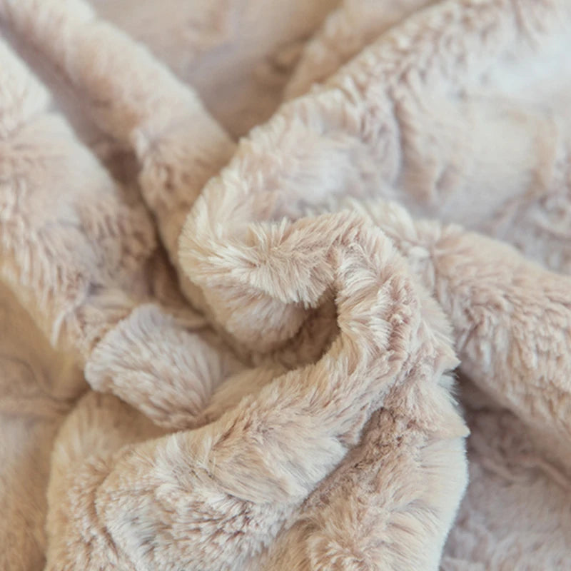 Fodera Per Cuscino Invernale In Peluche Morbida Quadrata 45x45 Cm Decorativa Per Soggiorno