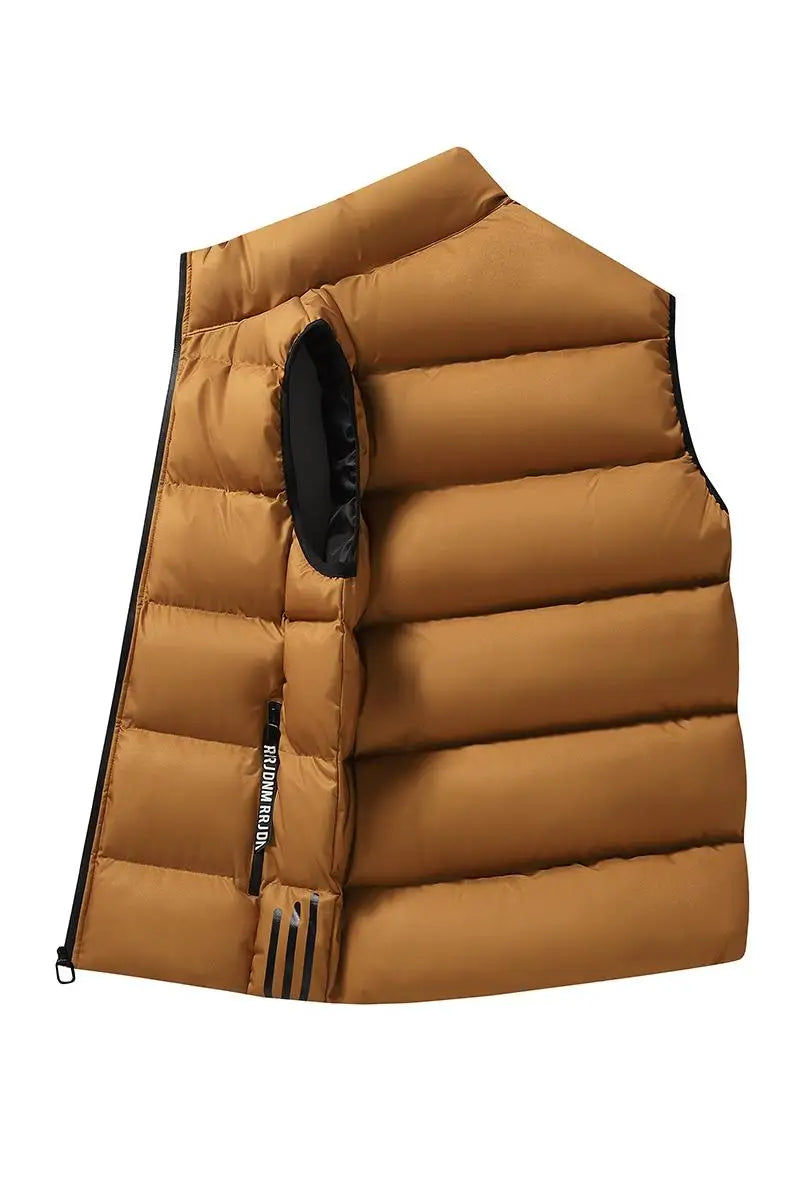 Gilet Imbottito Morbido Da Uomo Invernale Leggero Antivento Senza Maniche Capospalla Caldo Ed Elegante