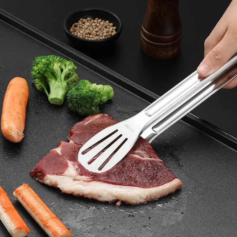 Pinze Per Alimenti In Acciaio Inossidabile Clip Pane Insalata Carne Griglia Barbecue Morsetto Per Buffet Accessori
