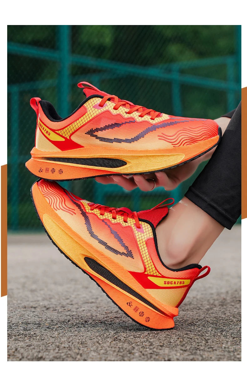 Scarpe Da Corsa Con Piastra In Carbonio Per Maratona Traspiranti Leggere Per Uomo E Donna Comode E Antiscivolo